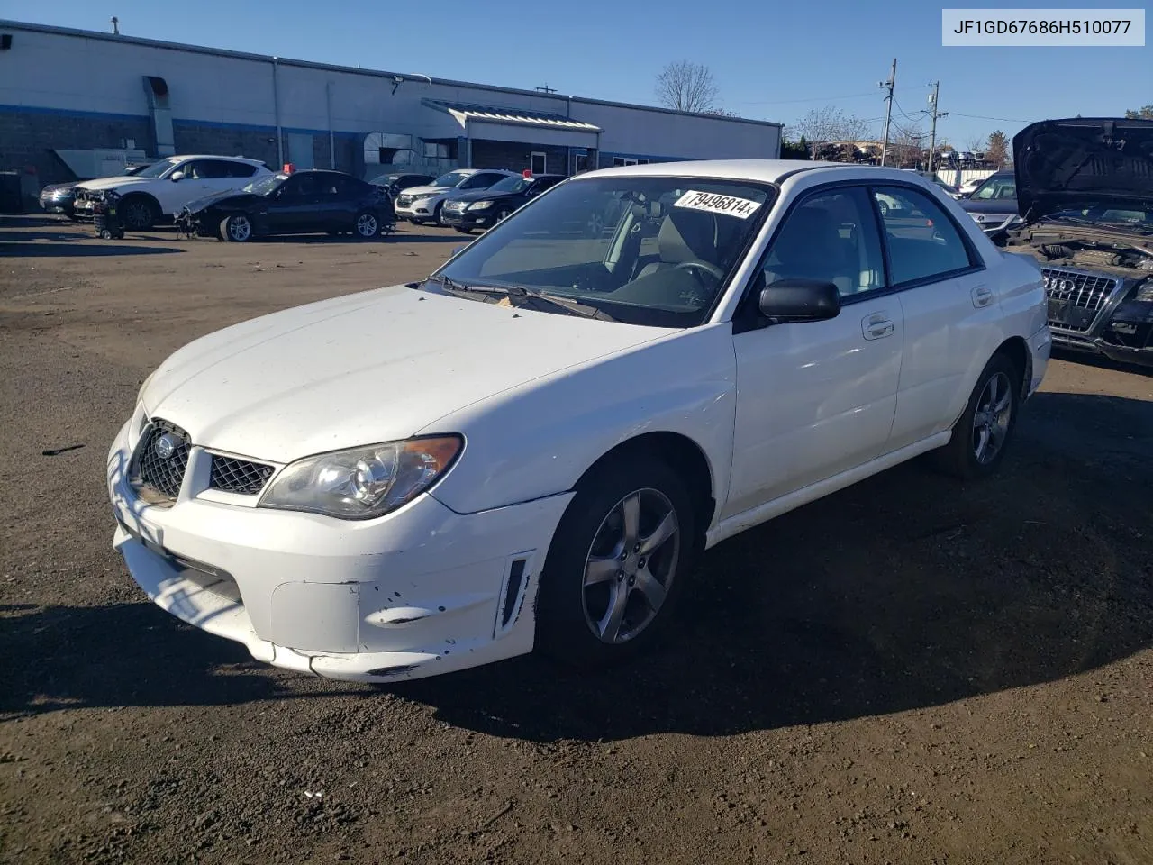 2006 Subaru Impreza 2.5I VIN: JF1GD67686H510077 Lot: 79496814