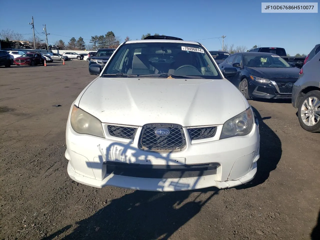 2006 Subaru Impreza 2.5I VIN: JF1GD67686H510077 Lot: 79496814