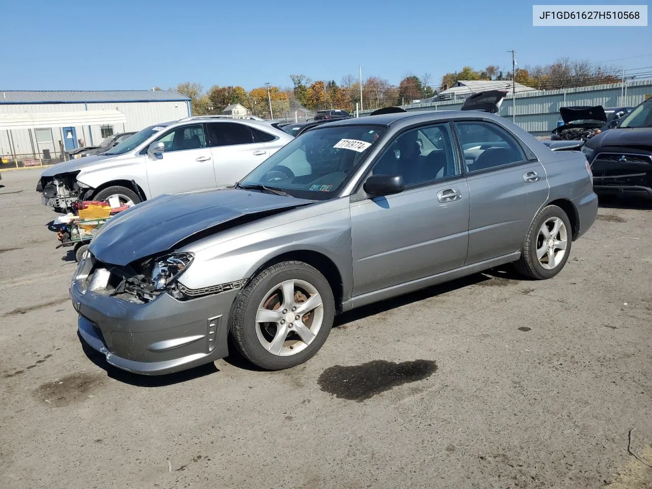 2007 Subaru Impreza 2.5I VIN: JF1GD61627H510568 Lot: 77109774