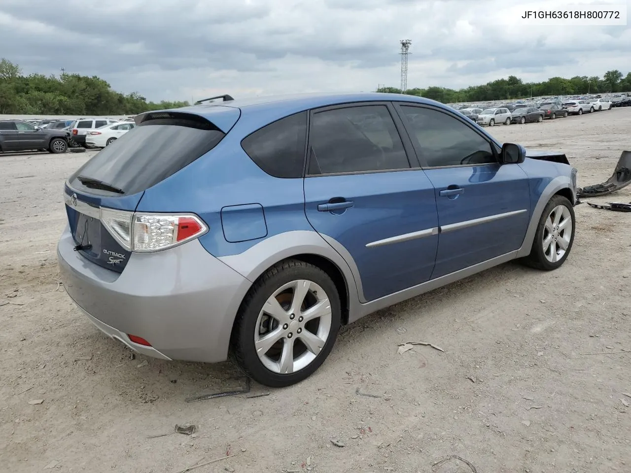 2008 Subaru Impreza Outback Sport VIN: JF1GH63618H800772 Lot: 52334034