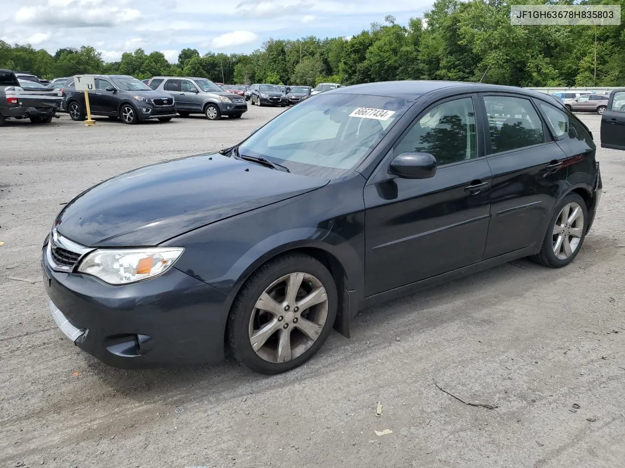 2008 Subaru Impreza Outback Sport VIN: JF1GH63678H835803 Lot: 66677434