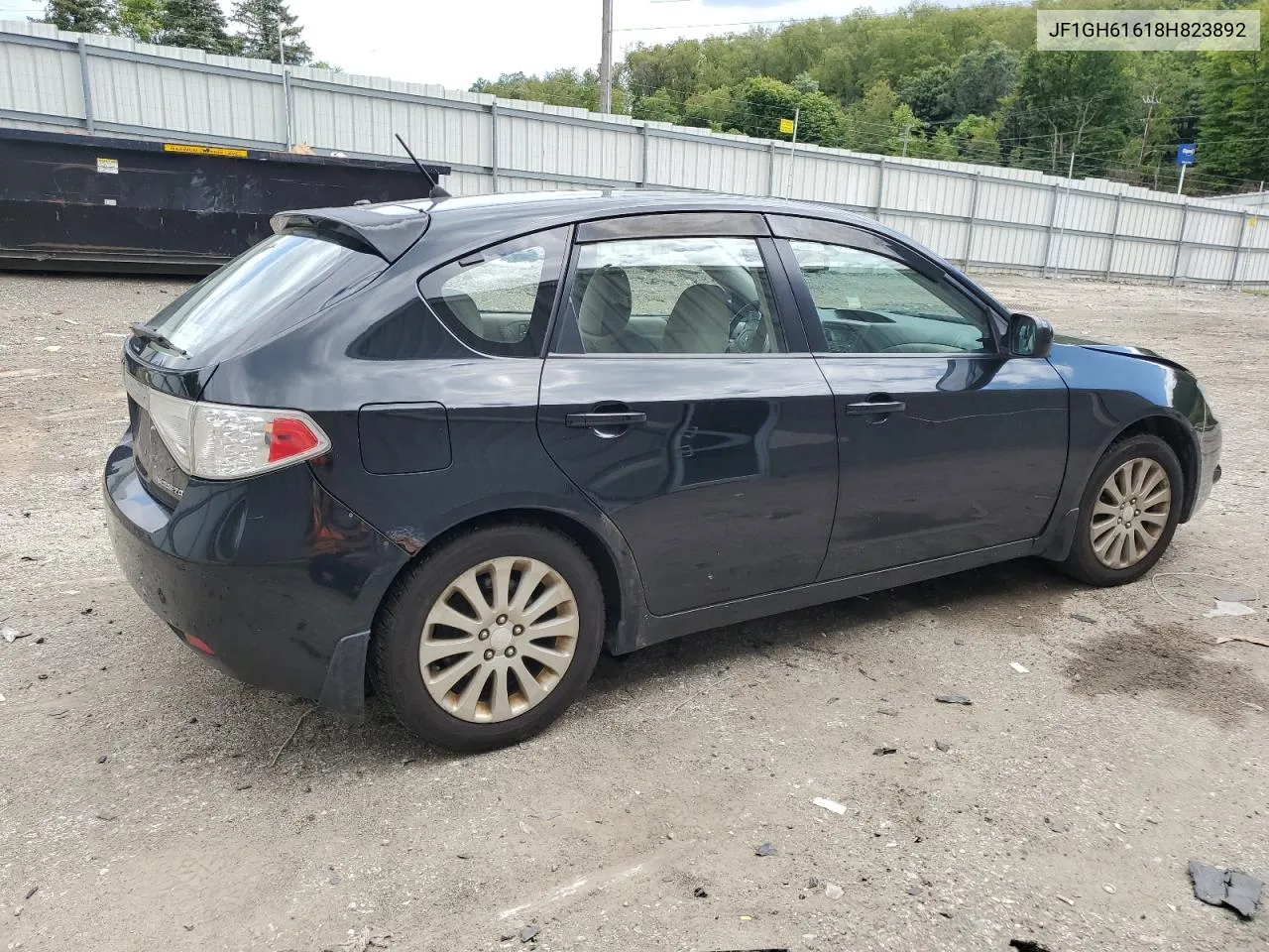 2008 Subaru Impreza 2.5I VIN: JF1GH61618H823892 Lot: 68323624