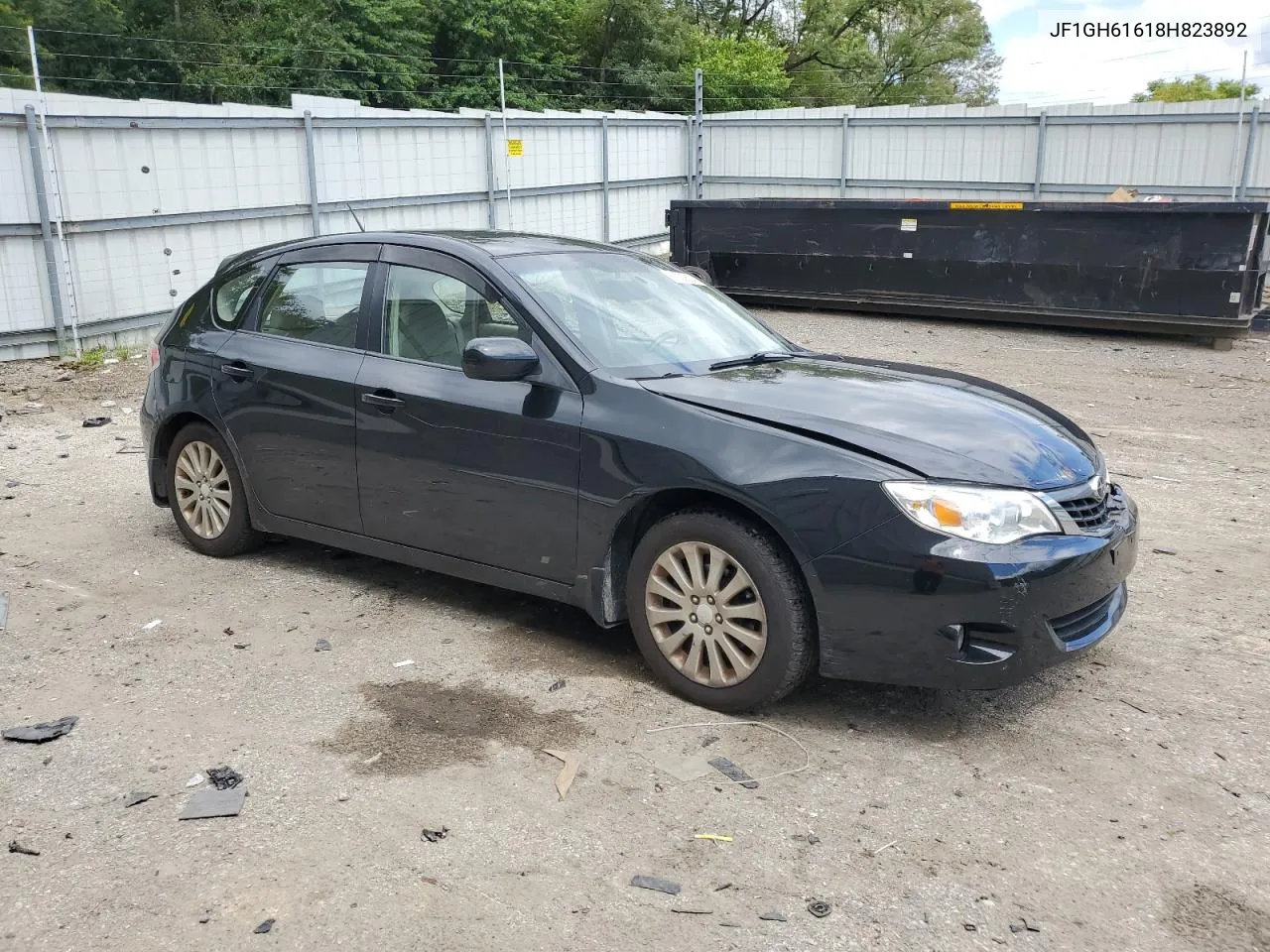 2008 Subaru Impreza 2.5I VIN: JF1GH61618H823892 Lot: 68323624