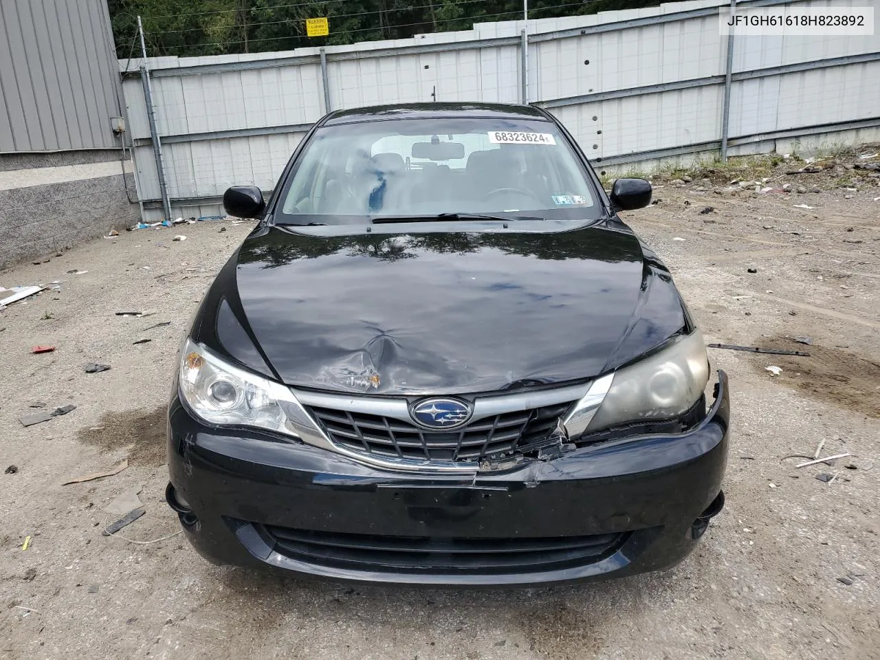 2008 Subaru Impreza 2.5I VIN: JF1GH61618H823892 Lot: 68323624