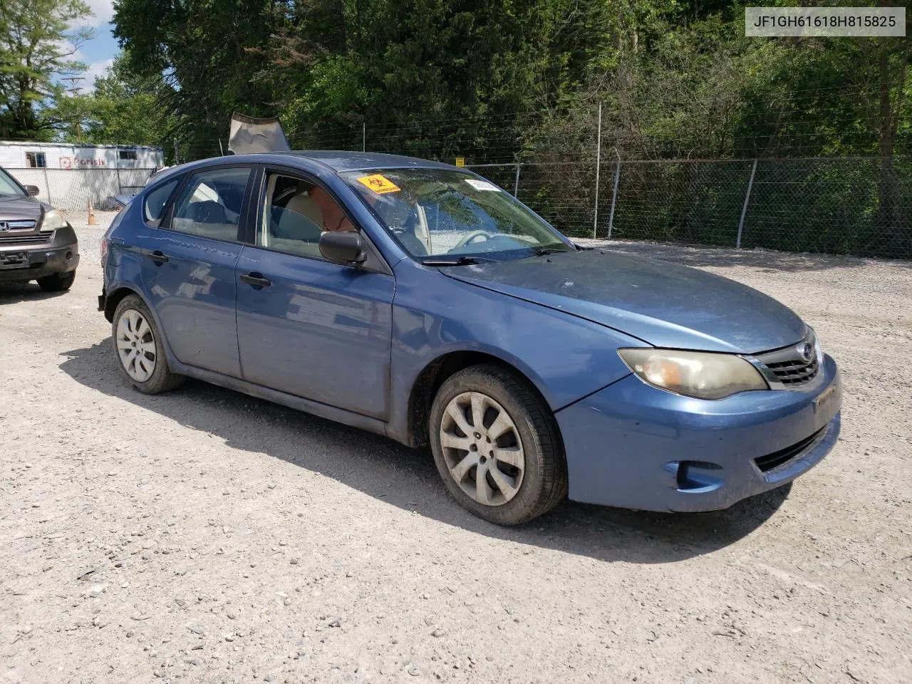 2008 Subaru Impreza 2.5I VIN: JF1GH61618H815825 Lot: 68825984