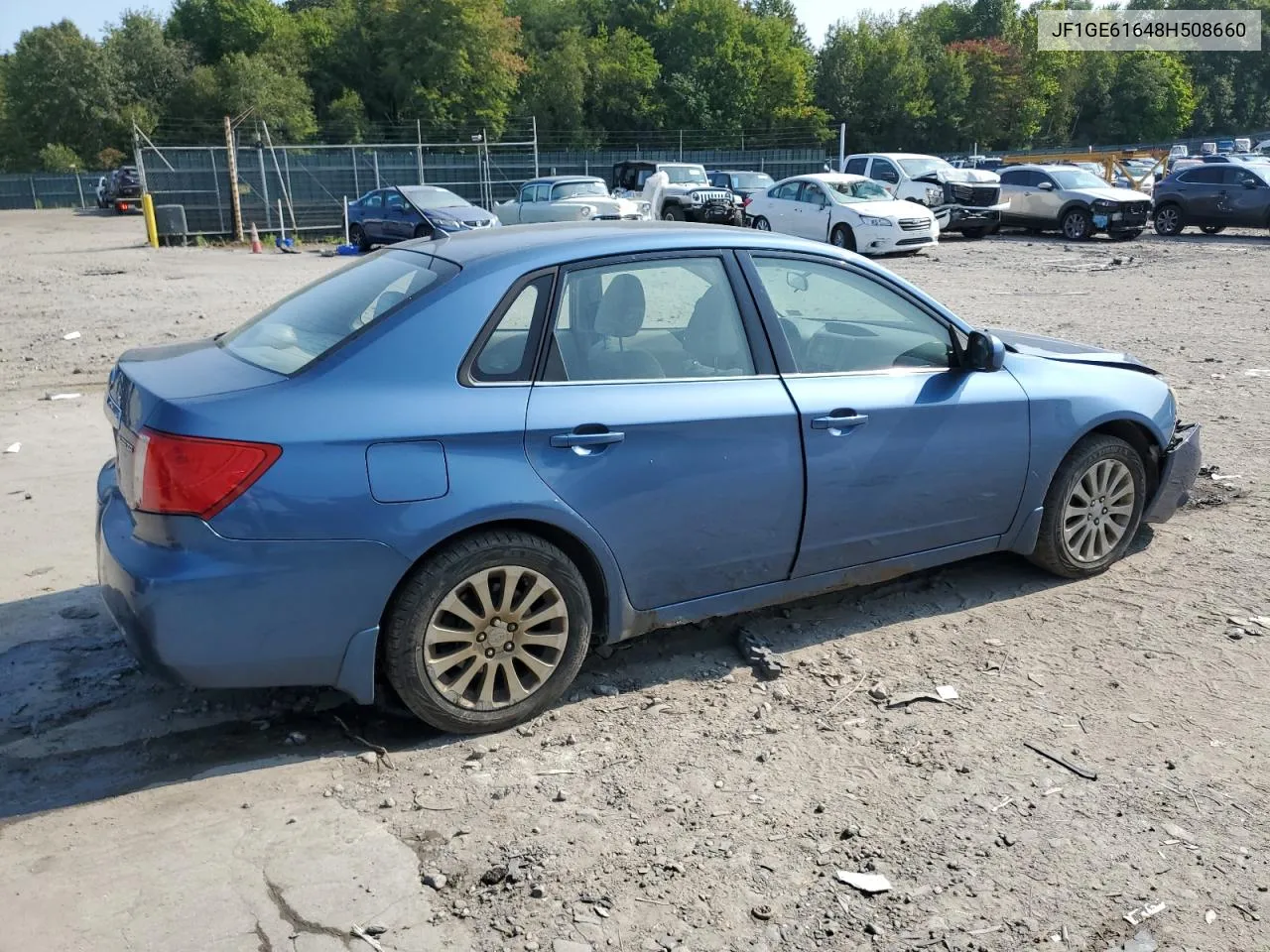 2008 Subaru Impreza 2.5I VIN: JF1GE61648H508660 Lot: 70881364