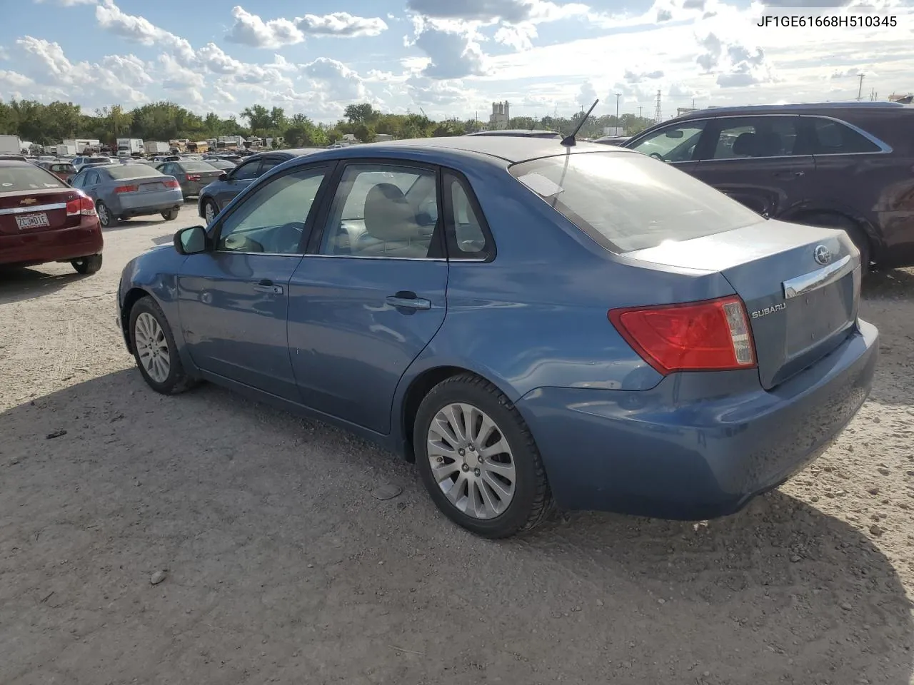 2008 Subaru Impreza 2.5I VIN: JF1GE61668H510345 Lot: 71759944