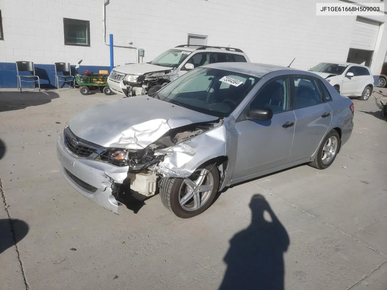 2008 Subaru Impreza 2.5I VIN: JF1GE61668H509003 Lot: 73344584