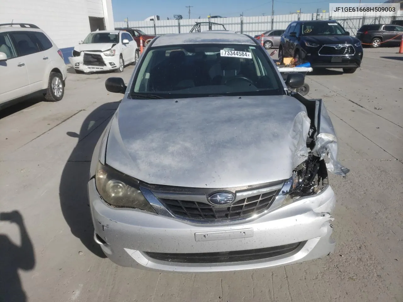 2008 Subaru Impreza 2.5I VIN: JF1GE61668H509003 Lot: 73344584