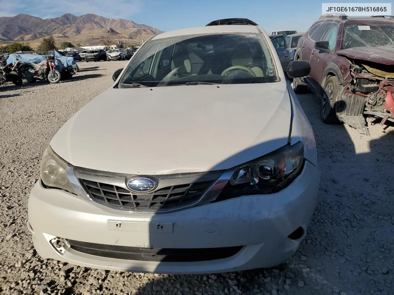 2008 Subaru Impreza 2.5I VIN: JF1GE61678H516865 Lot: 75636904