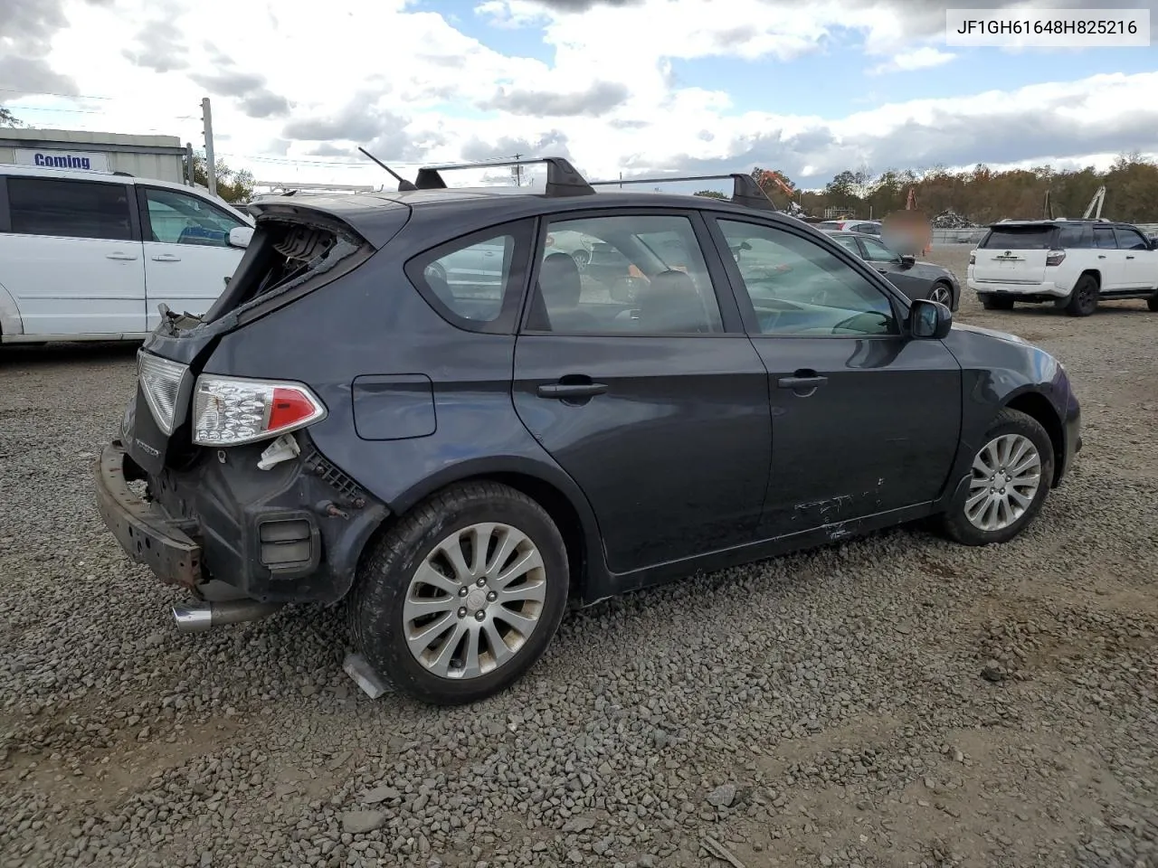 2008 Subaru Impreza 2.5I VIN: JF1GH61648H825216 Lot: 75814224