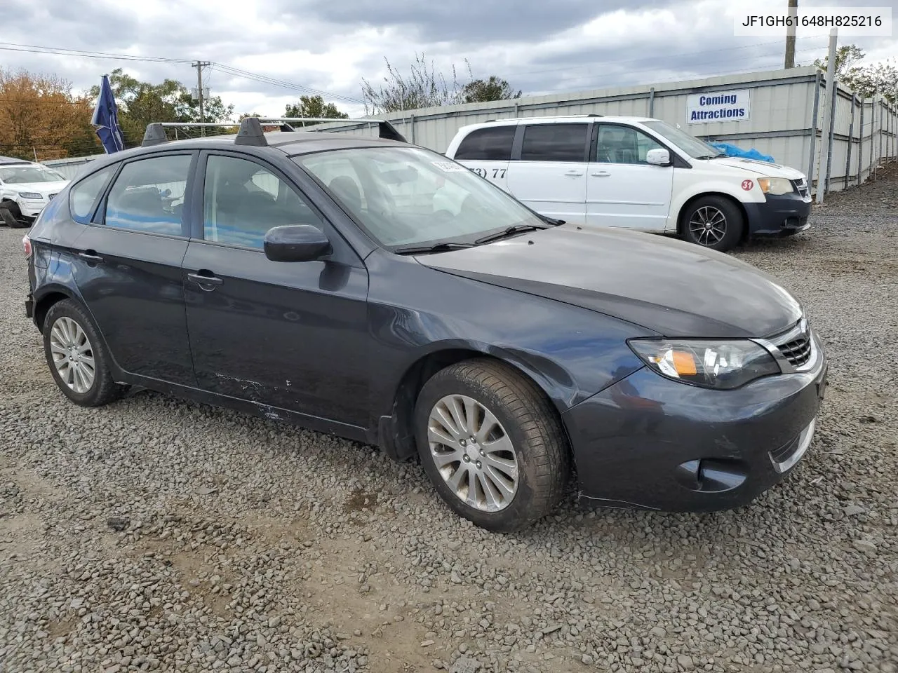 2008 Subaru Impreza 2.5I VIN: JF1GH61648H825216 Lot: 75814224