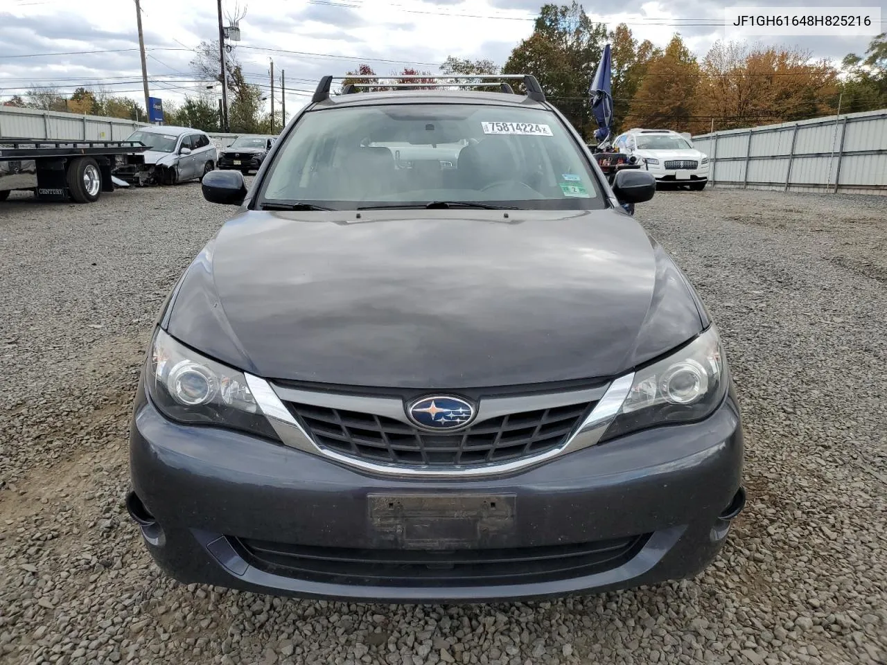 2008 Subaru Impreza 2.5I VIN: JF1GH61648H825216 Lot: 75814224