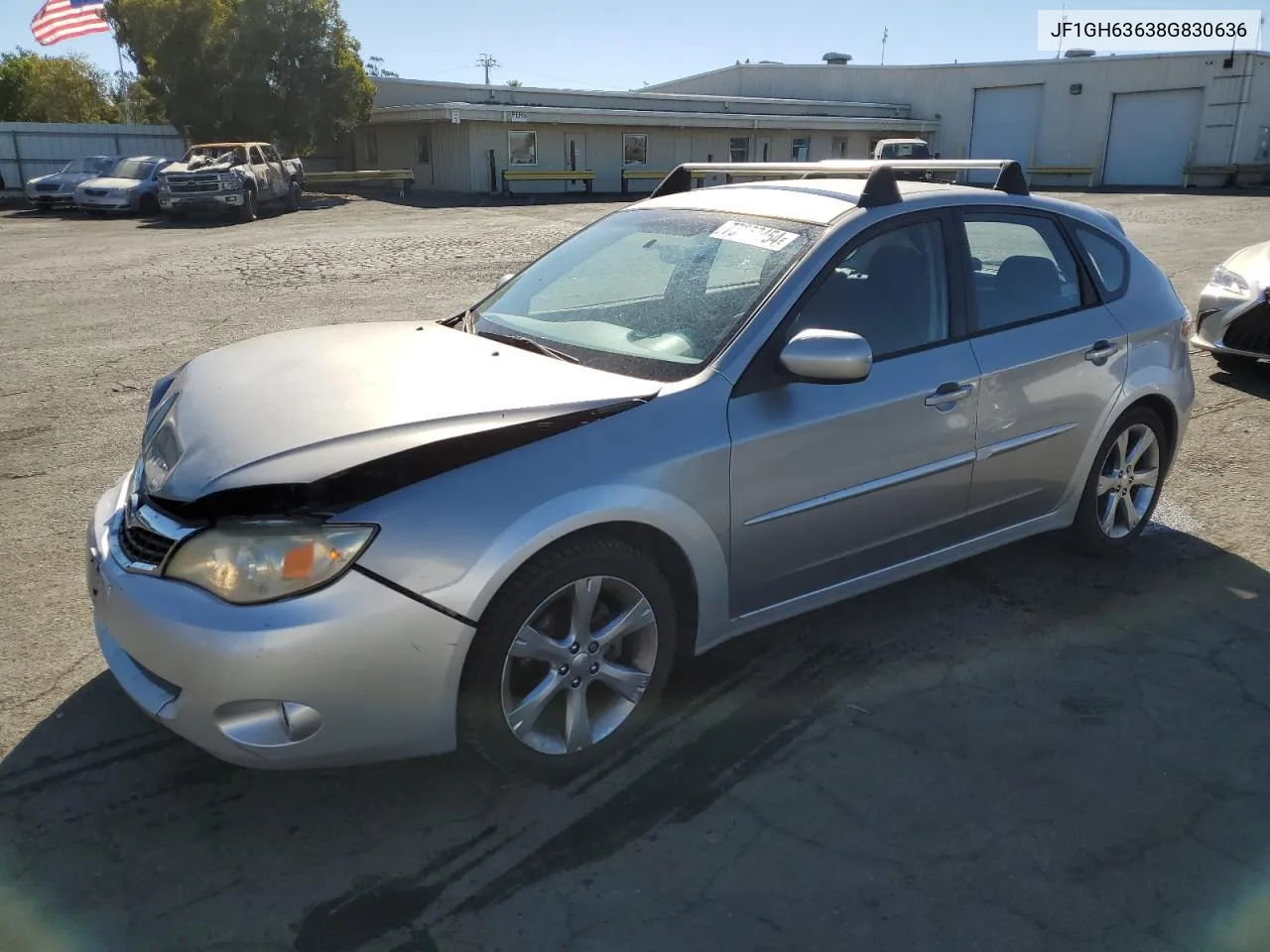 JF1GH63638G830636 2008 Subaru Impreza Outback Sport