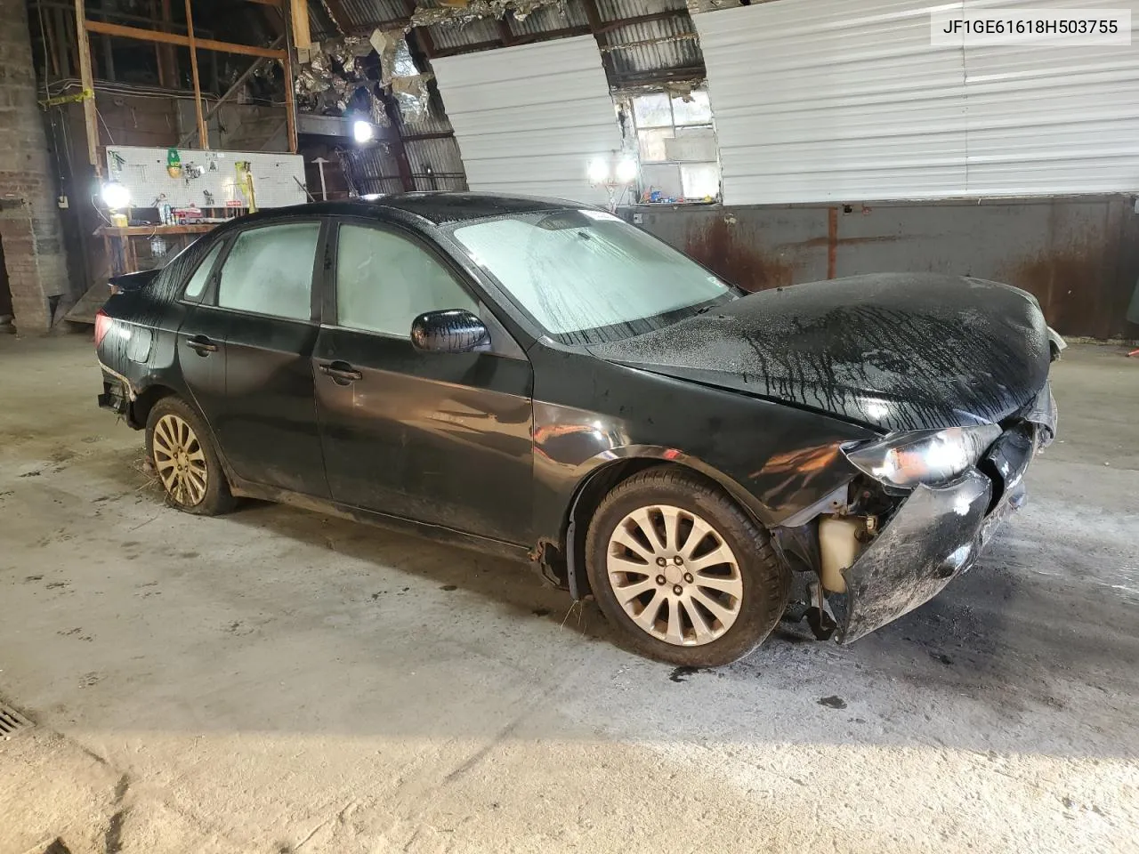 2008 Subaru Impreza 2.5I VIN: JF1GE61618H503755 Lot: 76532804