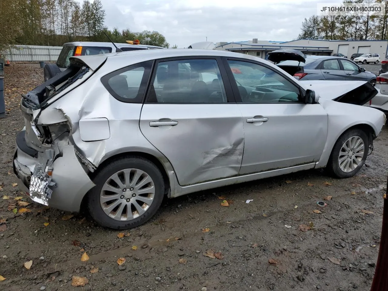 2008 Subaru Impreza 2.5I VIN: JF1GH616X8H803303 Lot: 76615334