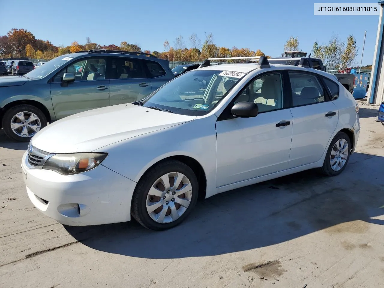 2008 Subaru Impreza 2.5I VIN: JF1GH61608H811815 Lot: 76628984