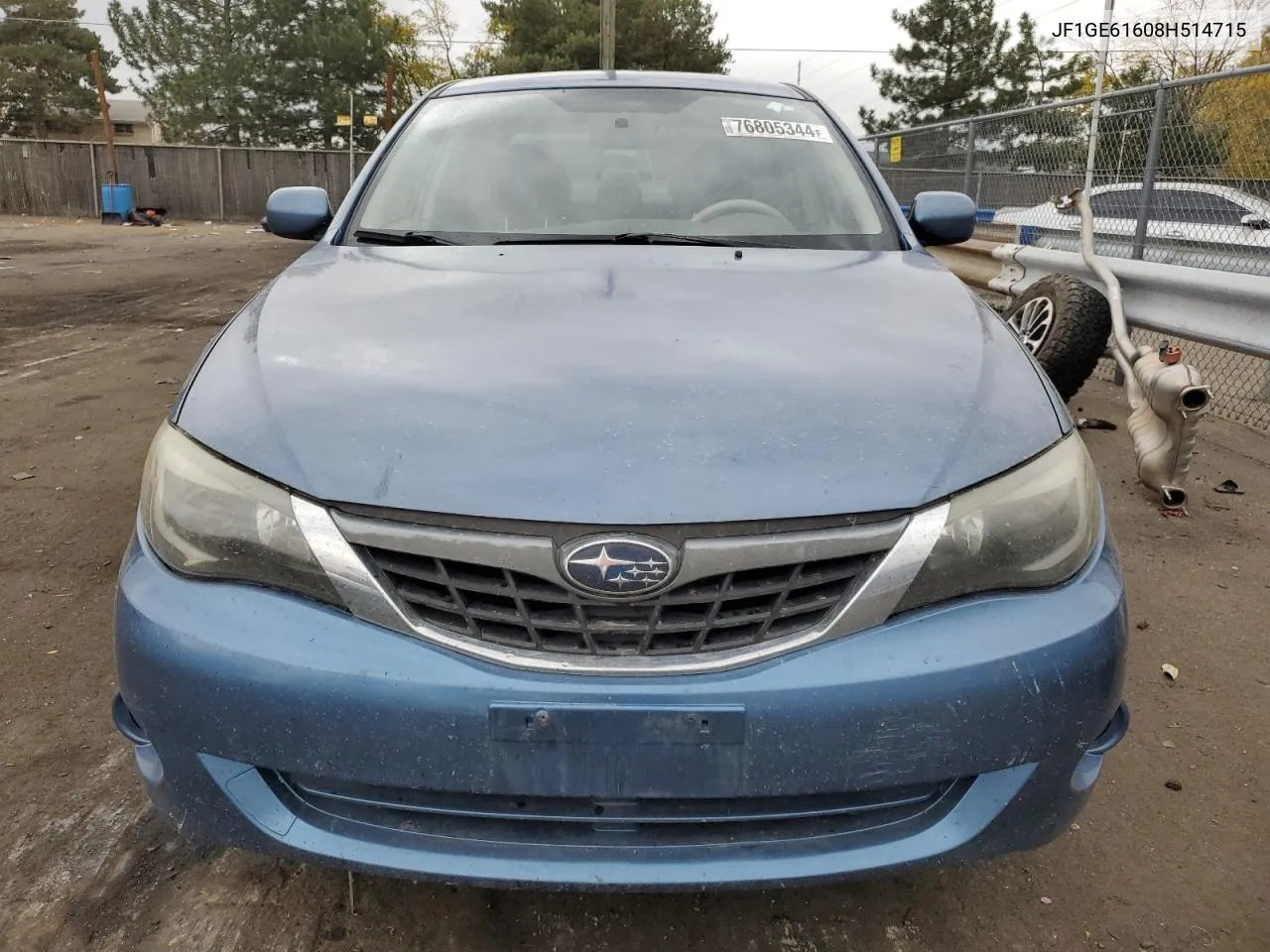 JF1GE61608H514715 2008 Subaru Impreza 2.5I