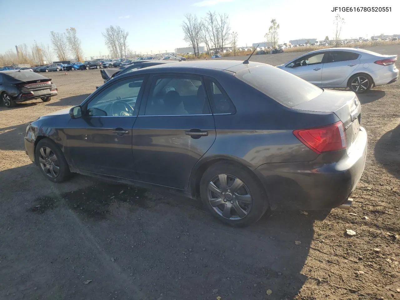 2008 Subaru Impreza 2.5I VIN: JF1GE61678G520551 Lot: 78162724