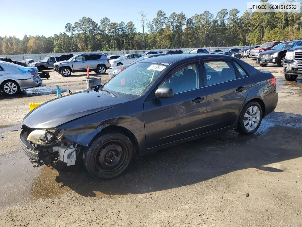 2008 Subaru Impreza 2.5I VIN: JF1GE61688H516552 Lot: 78169834