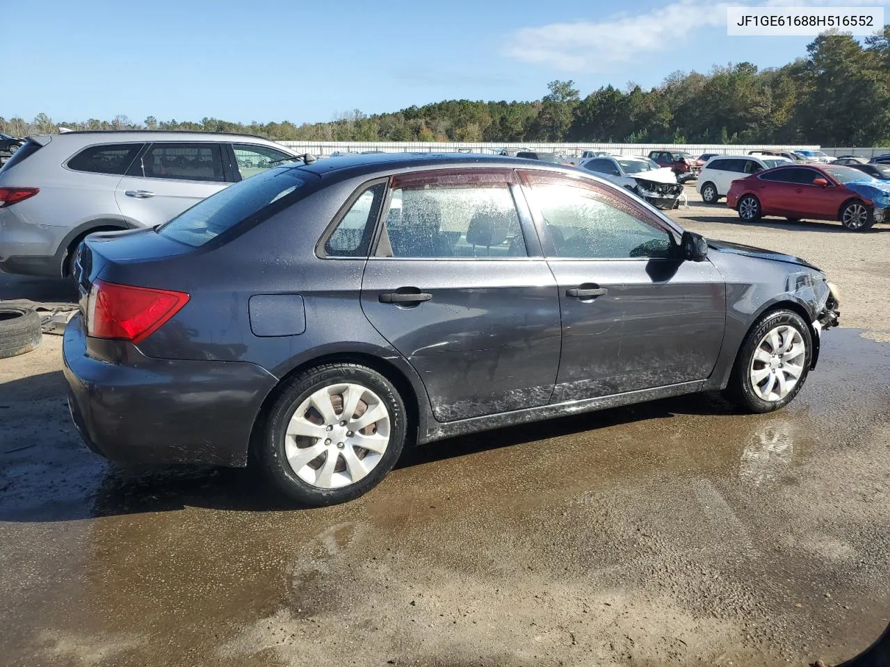 2008 Subaru Impreza 2.5I VIN: JF1GE61688H516552 Lot: 78169834