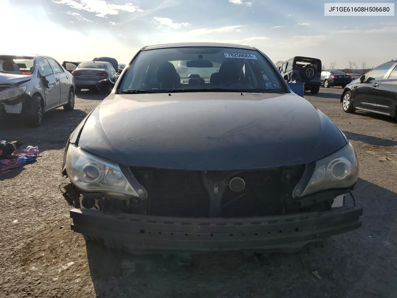 2008 Subaru Impreza 2.5I VIN: JF1GE61608H506680 Lot: 78259064