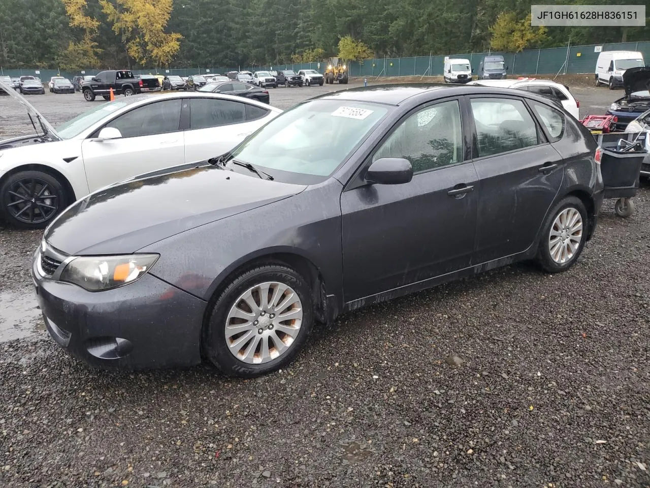 2008 Subaru Impreza 2.5I VIN: JF1GH61628H836151 Lot: 79116584