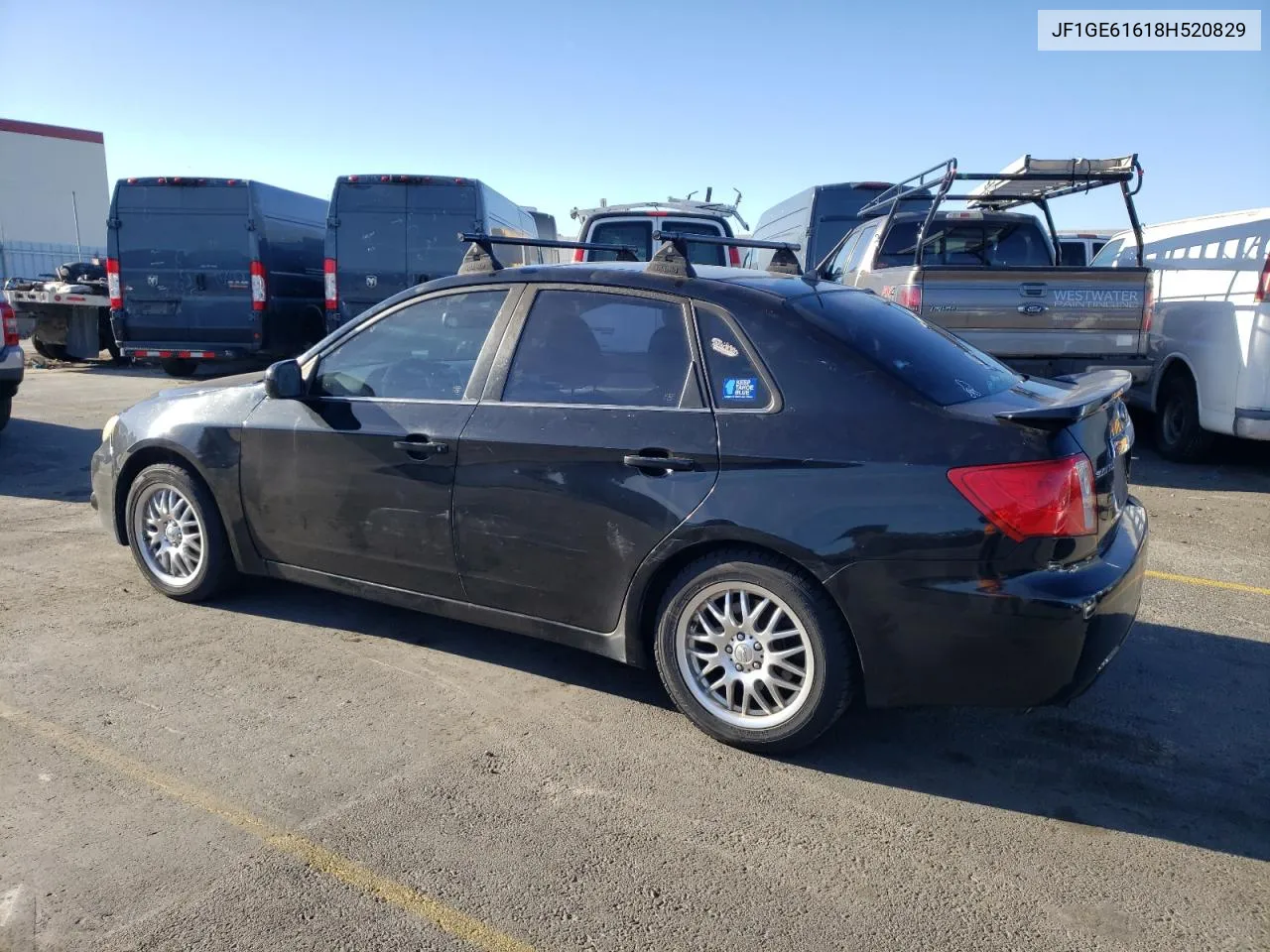 2008 Subaru Impreza 2.5I VIN: JF1GE61618H520829 Lot: 79563484