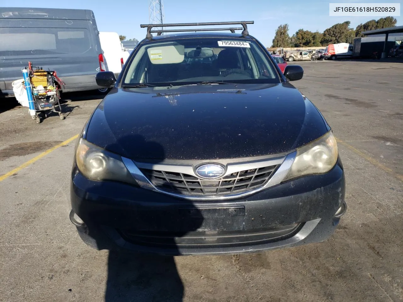 2008 Subaru Impreza 2.5I VIN: JF1GE61618H520829 Lot: 79563484