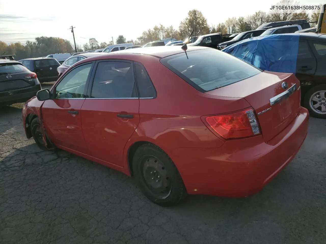 2008 Subaru Impreza 2.5I VIN: JF1GE61638H508875 Lot: 79740744