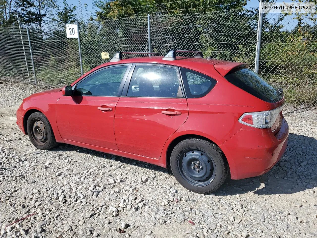 2009 Subaru Impreza 2.5I VIN: JF1GH61609H807927 Lot: 66841774