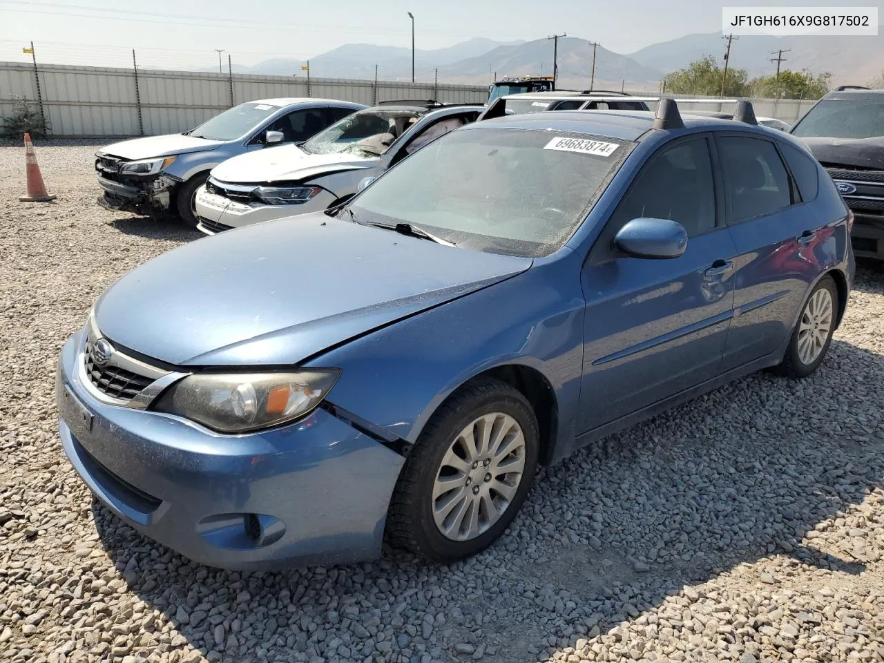 2009 Subaru Impreza 2.5I VIN: JF1GH616X9G817502 Lot: 69683874