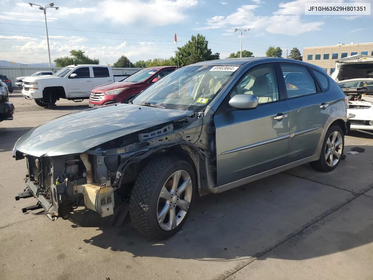 2009 Subaru Impreza Outback Sport VIN: JF1GH63629H801351 Lot: 69983664