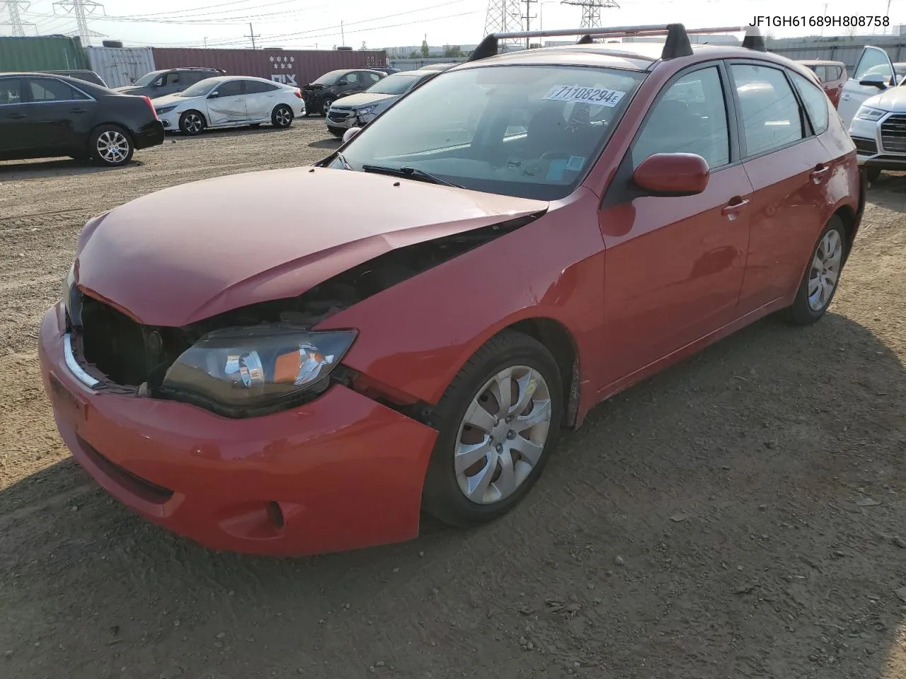 2009 Subaru Impreza 2.5I VIN: JF1GH61689H808758 Lot: 71108294