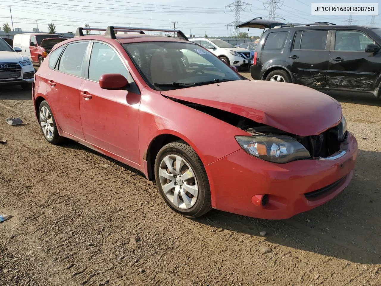 2009 Subaru Impreza 2.5I VIN: JF1GH61689H808758 Lot: 71108294