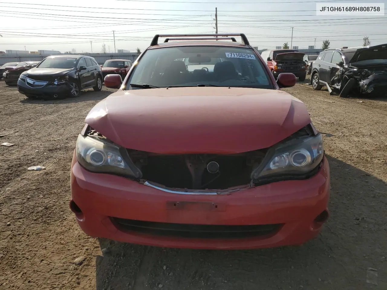 2009 Subaru Impreza 2.5I VIN: JF1GH61689H808758 Lot: 71108294