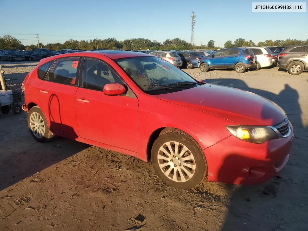 2009 Subaru Impreza 2.5I Premium VIN: JF1GH60699H821116 Lot: 72974104