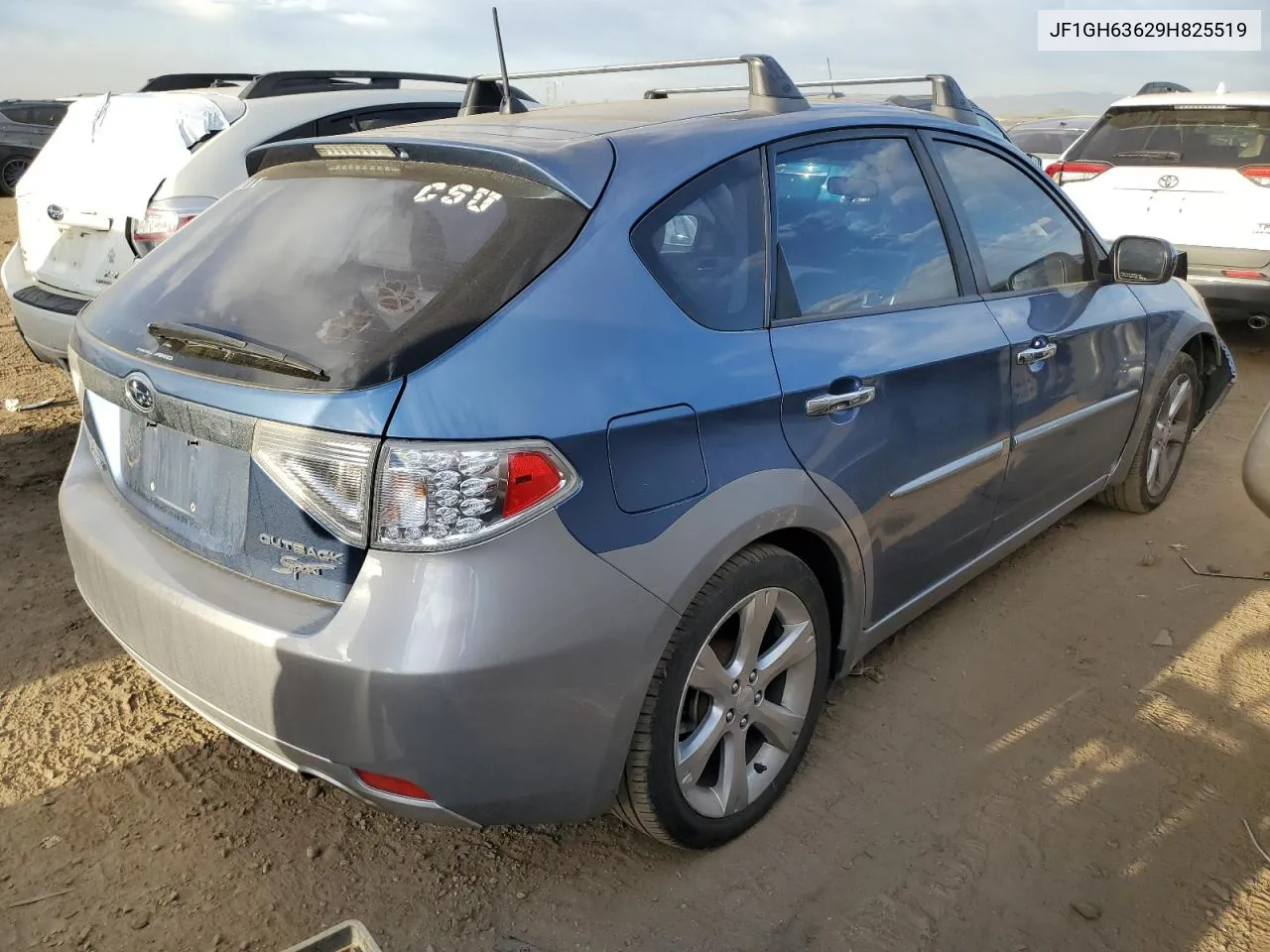 2009 Subaru Impreza Outback Sport VIN: JF1GH63629H825519 Lot: 73106214