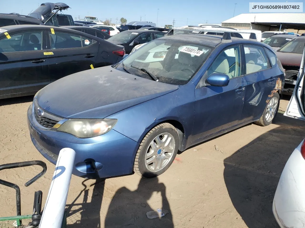 2009 Subaru Impreza 2.5I Premium VIN: JF1GH60689H807482 Lot: 73580174