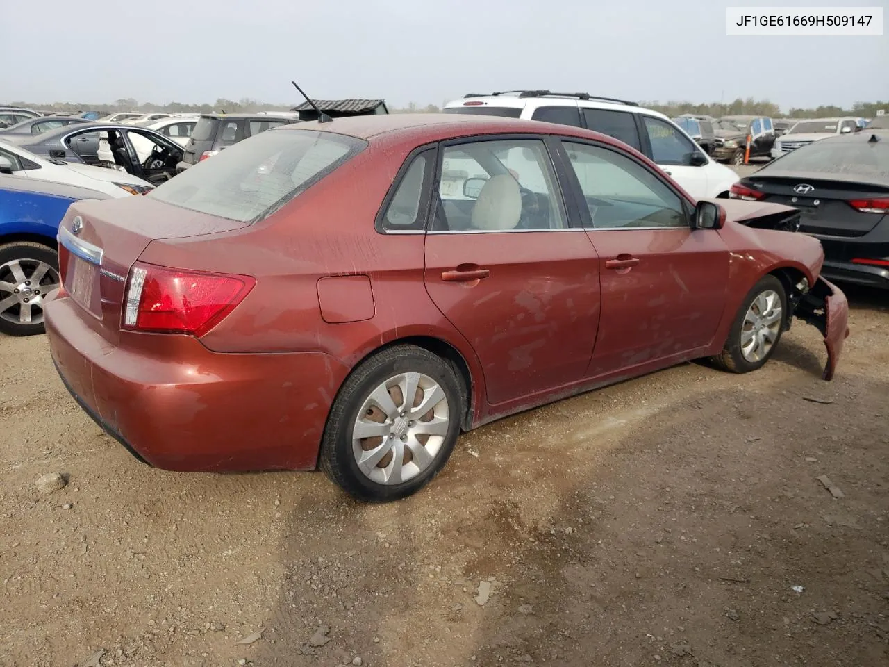 2009 Subaru Impreza 2.5I VIN: JF1GE61669H509147 Lot: 75286474