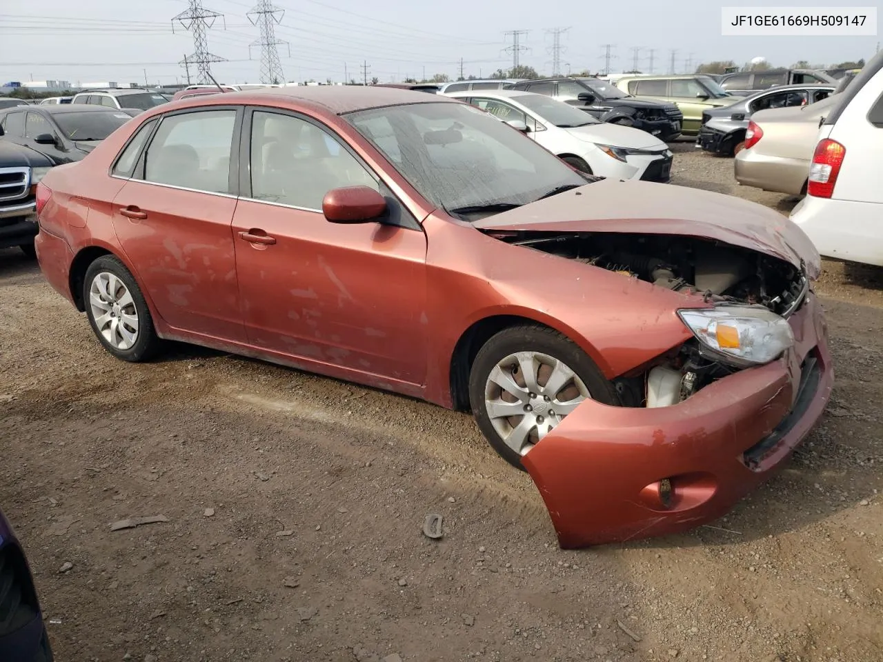 2009 Subaru Impreza 2.5I VIN: JF1GE61669H509147 Lot: 75286474