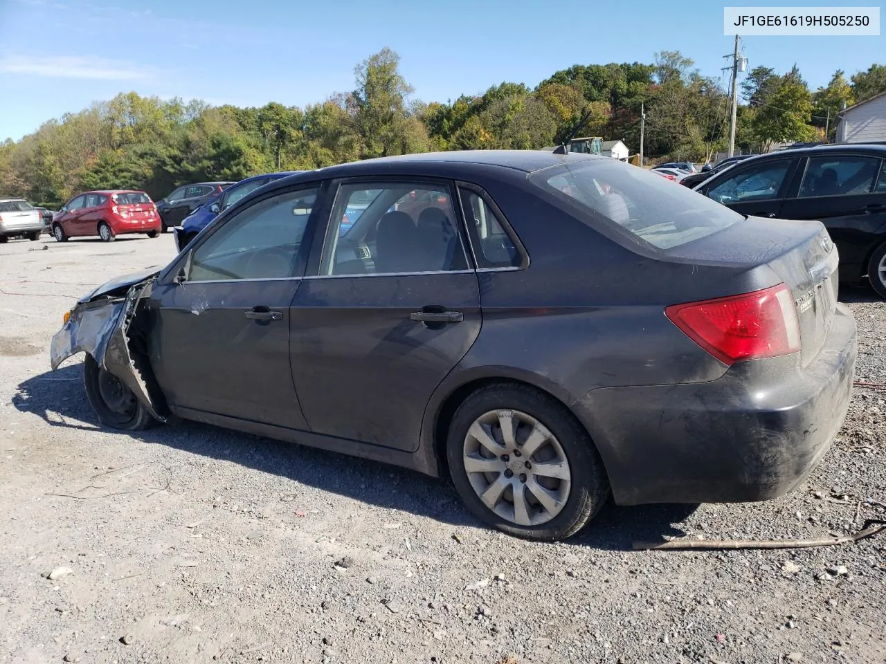 2009 Subaru Impreza 2.5I VIN: JF1GE61619H505250 Lot: 75940704