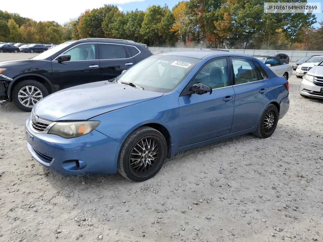 2009 Subaru Impreza 2.5I VIN: JF1GE61649H512869 Lot: 76339204