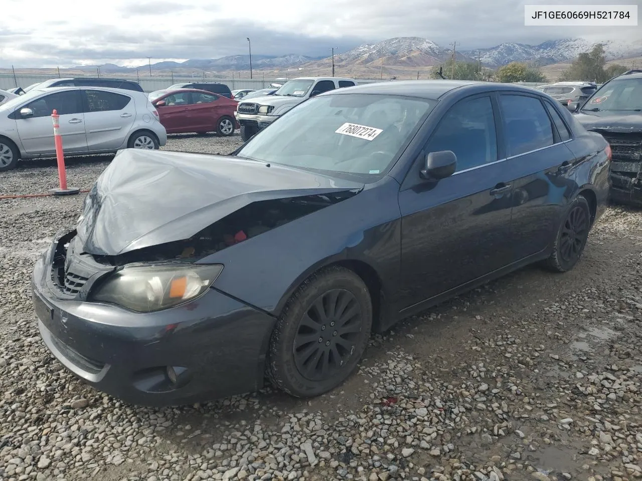 2009 Subaru Impreza 2.5I Premium VIN: JF1GE60669H521784 Lot: 76807274