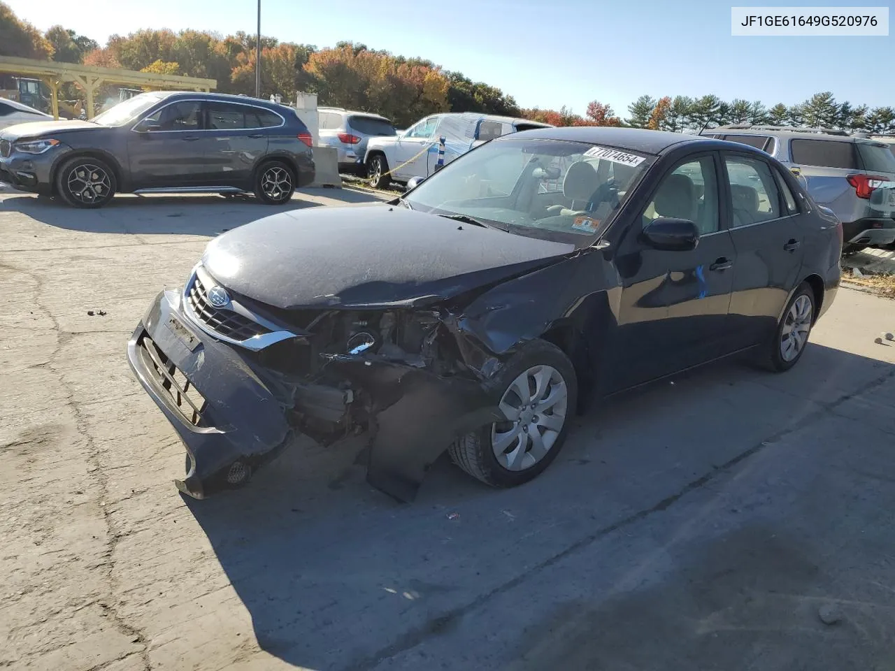 2009 Subaru Impreza 2.5I VIN: JF1GE61649G520976 Lot: 77074654