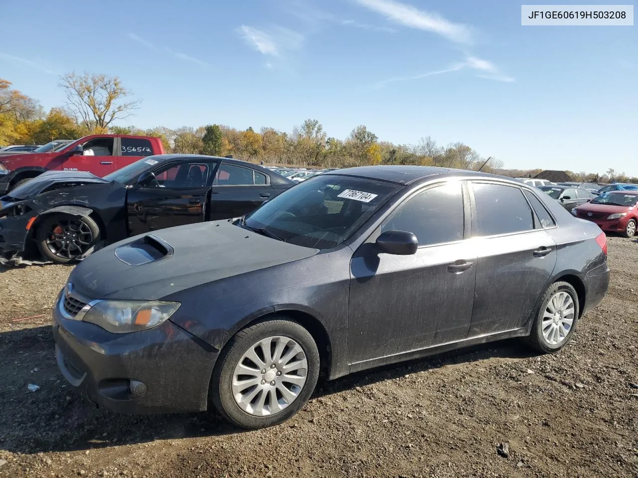 2009 Subaru Impreza 2.5I Premium VIN: JF1GE60619H503208 Lot: 77867104