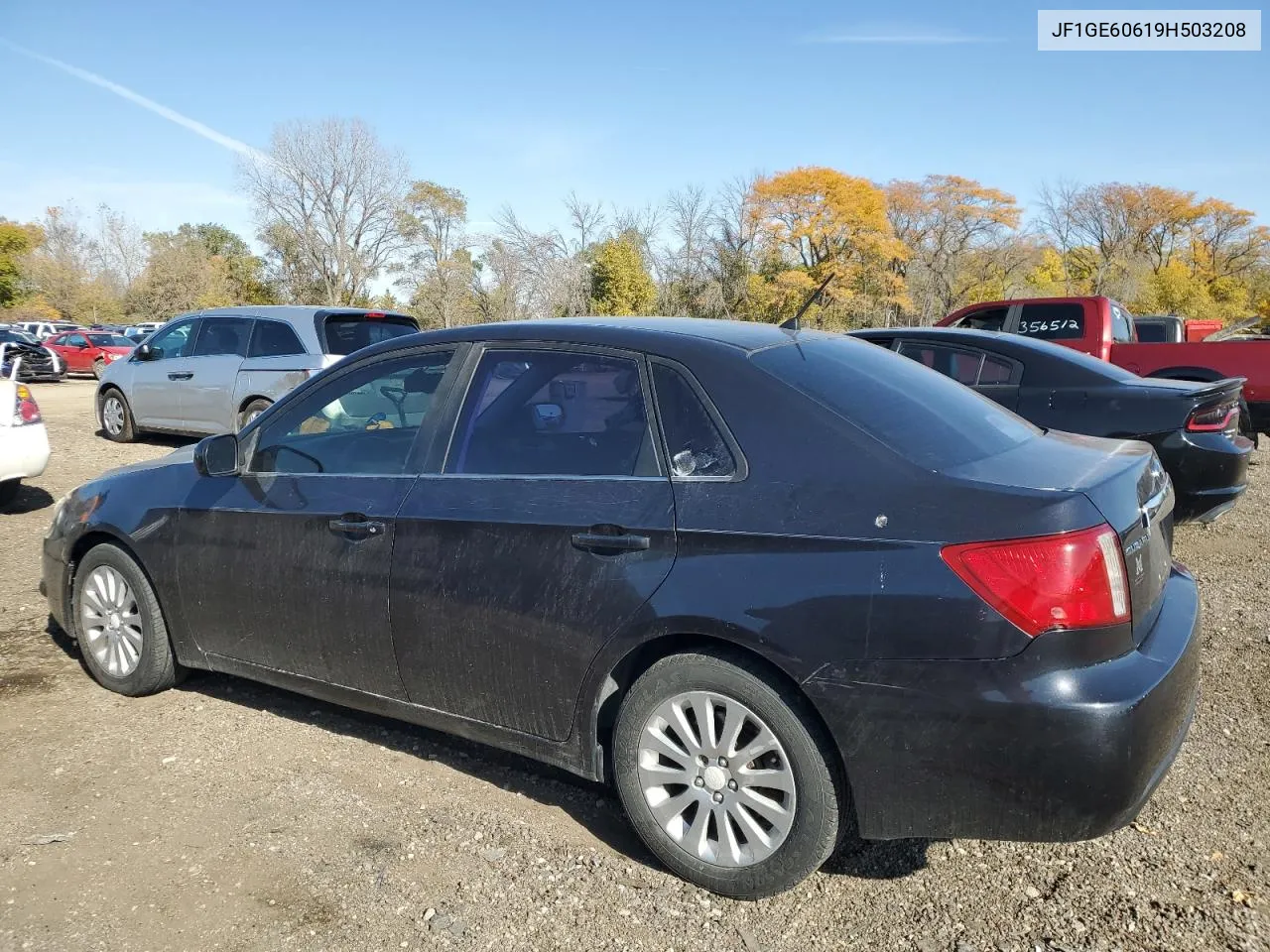 2009 Subaru Impreza 2.5I Premium VIN: JF1GE60619H503208 Lot: 77867104