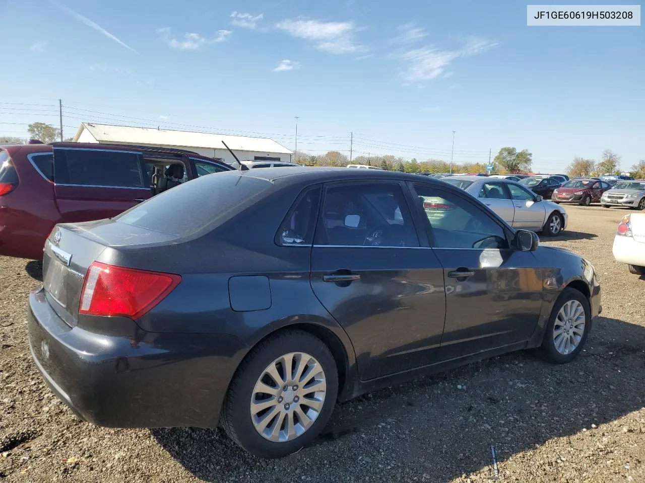 2009 Subaru Impreza 2.5I Premium VIN: JF1GE60619H503208 Lot: 77867104