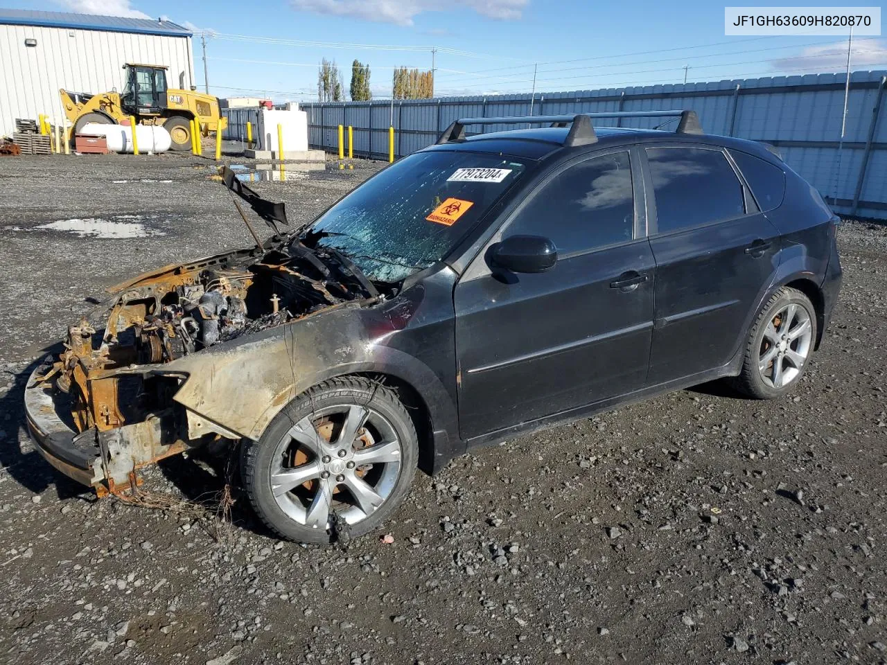 2009 Subaru Impreza Outback Sport VIN: JF1GH63609H820870 Lot: 77973204