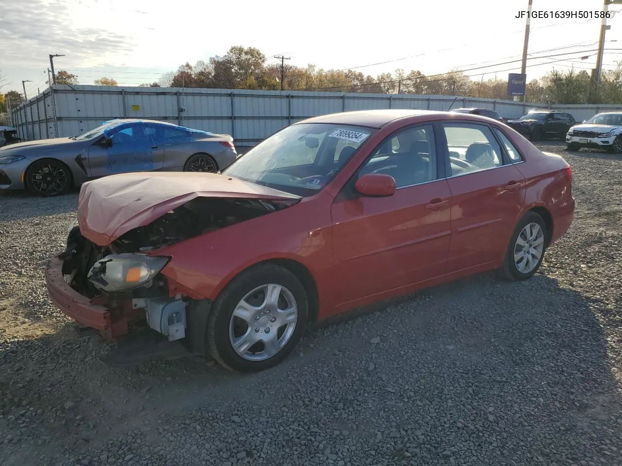 2009 Subaru Impreza 2.5I VIN: JF1GE61639H501586 Lot: 78099354